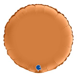Folioilmapallo Pyöreä Satin Caramel
