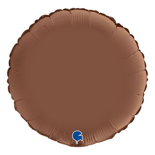 Folioilmapallo Pyöreä Satin Chocolate