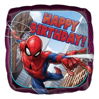 Folieballon Spider-Man Happy Birthday