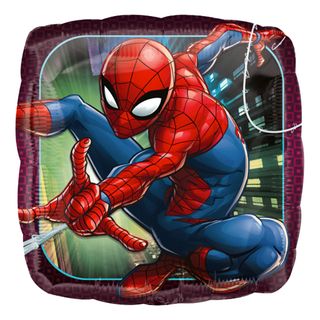Folieballon Spider-Man Kvadrat