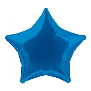 Folieballon Stjerne Blå