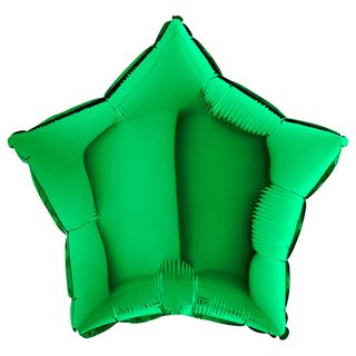 Folieballon Stjerne Grøn