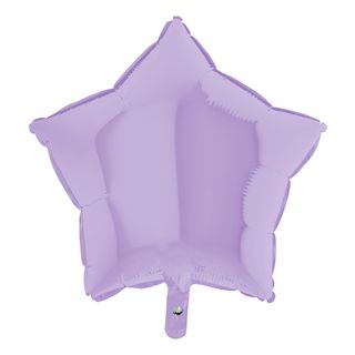 Folioilmapallo Tähti Pastelli-Violetti Matta