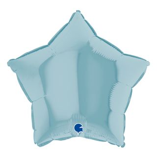 Folioilmapallo Tähti Pastellinsininen