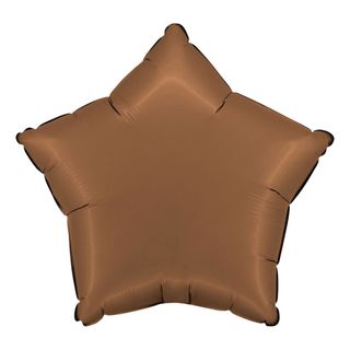 Foliopallo Tähti Satin Chocolate