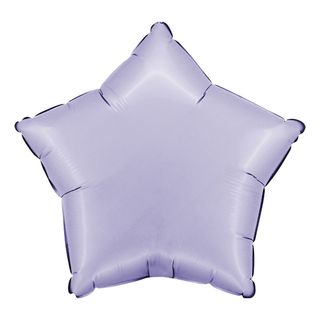 Folieballon Stjerne Satin Lilac