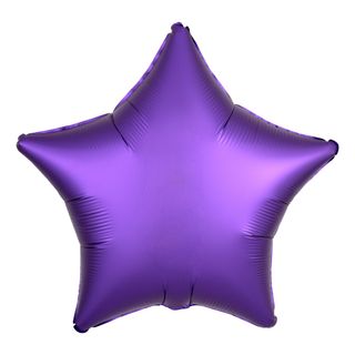 Folieballon Stjerne Silke Lilla