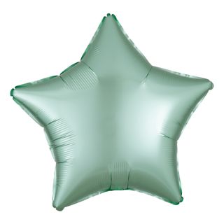 Folieballon Stjerne Silke Mintgrøn