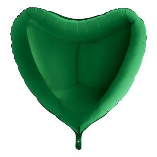 Folieballon Stort Hjerte Grønt