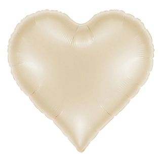 Folieballon Sweetie Heart Satin Cream