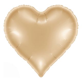 Folieballong Sweetie Heart White Gold