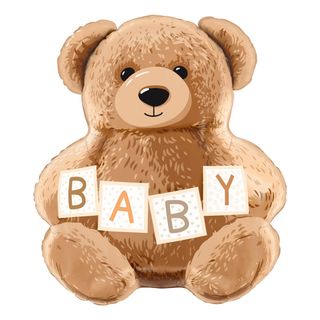 Folieballon Teddybjørn Baby
