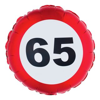 Folieballon Trafikskilt 65