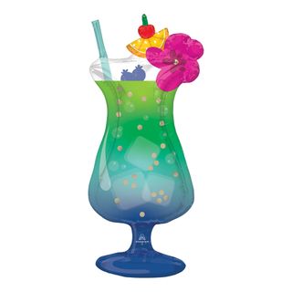 Folieballon Tropisk Hawaii Drink Shape
