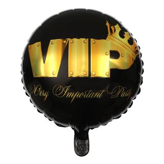 Folieballon VIP Sort/Guld