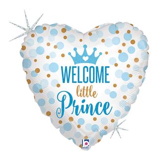 Folieballon Welcome Little Prince