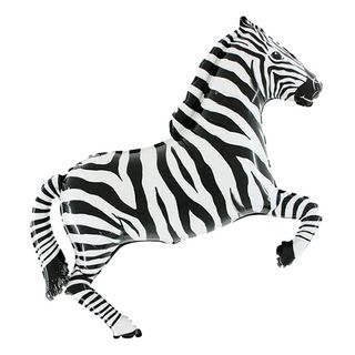 Folieballon Zebra