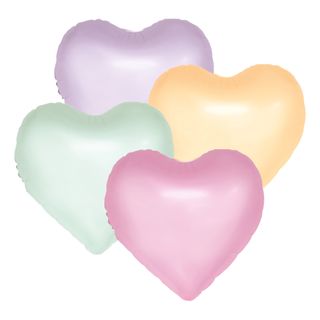 Folieballoner Hjerter Watercolor