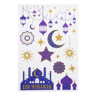Vinduesstickers Eid Mubarak