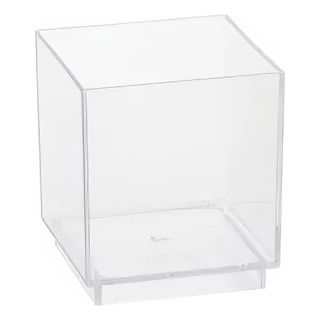 Fingerfood-forme Kubik Transparent