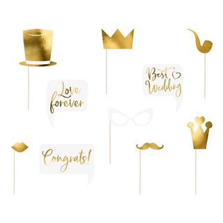 Fotorekvisitter Guld Bryllup