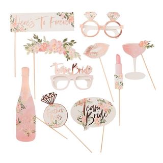 Fotoprops Polterabend Blomster