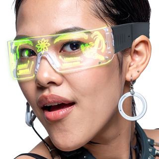 Futuristiske LED-briller