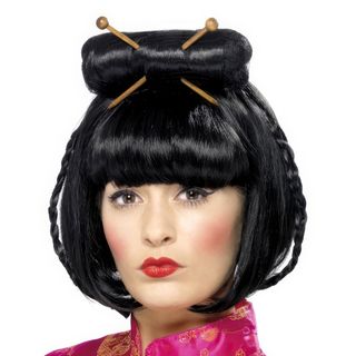 Geisha Sort Paryk