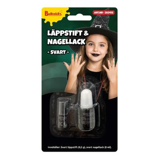 Läppstift & Nagellack Svart
