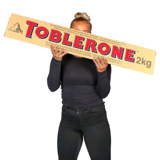 Gigantisk Chokolade Toblerone