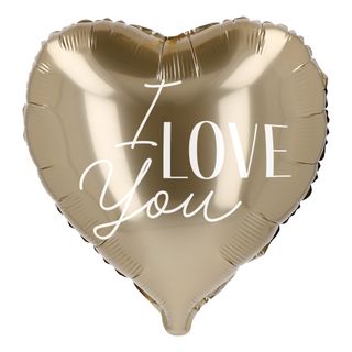 Gigantisk Folieballon Hjerte I Love You