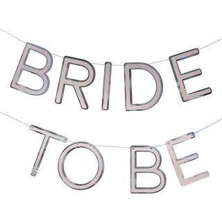 Guirlande Bride to Be Sølv