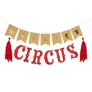 Guirlande Cirkus med Bogstaver