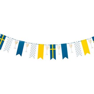 Guirlande Flag og Champagneglas DIY