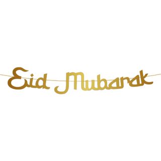 Guirlande Eid Mubarak Guld