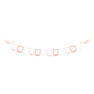 Guirlande Fotorammer Baby Roséguld