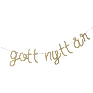 Girlang Gott Nytt År Guld