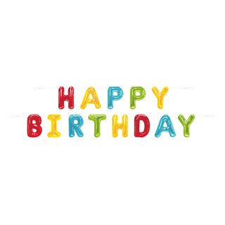 Guirlande Happy Birthday Ballon