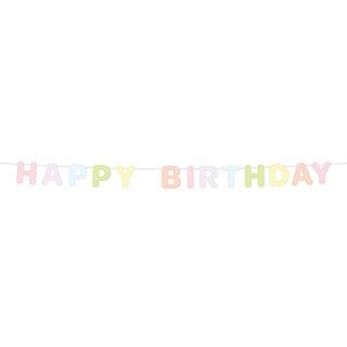 Guirlande Happy Birthday Dreamy Pastel