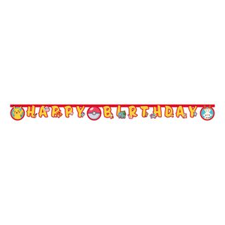 Guirlande Happy Birthday Pokémon