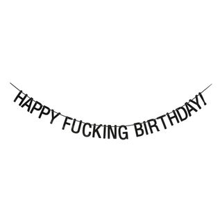 Guirlande Happy Fucking Birthday