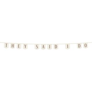Guirlande i Stof They Said I Do