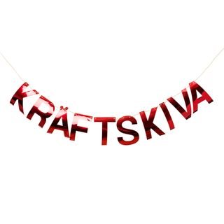 Guirlande Krebsegilde Rød