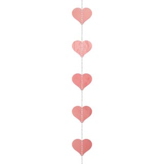 Guirlande med Hjerter Roséguld