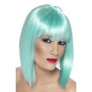 Glam Neonturkis Paryk