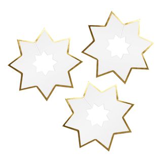 Glasmarkører Stjerner Hvide
