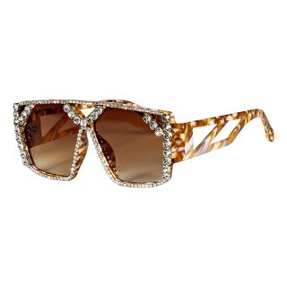Briller Brune med Strass