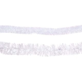 Glitterguirlande Hvid