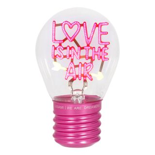 Bordlampe i glødepæreform Love is in the air