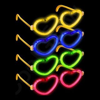 Glowstickbriller Hjerte